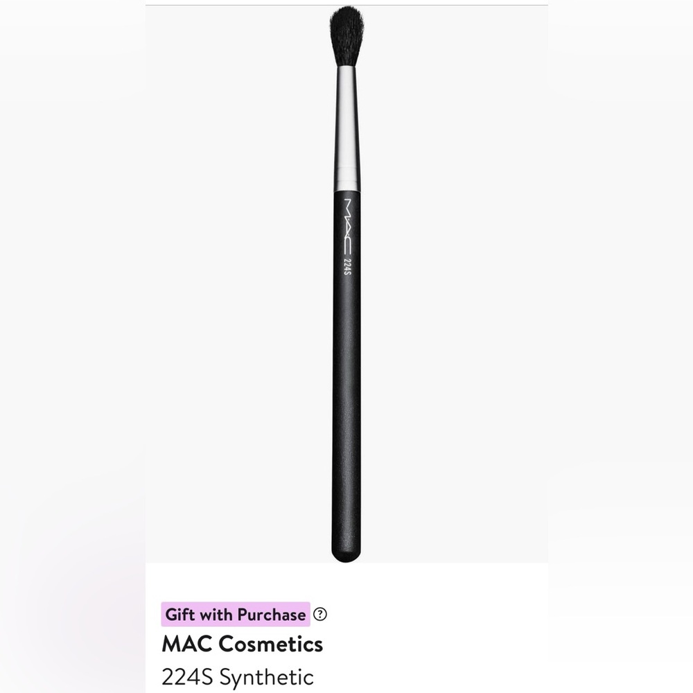 MAC Brush 224S Tapered Blending Brush - NWT